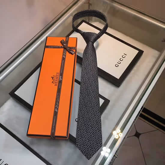 Classic Men Business Luxury Tie Replica Top Quality Hermes Ties 12